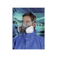 3M 6200 YARIM YÜZ MASKE + 6057 ABE1 GAZ VE BUHAR FİLTRESİ
